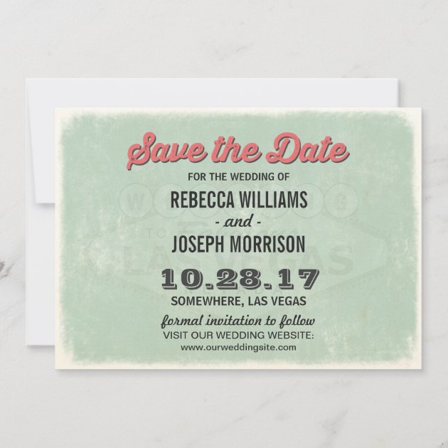 Save The Date For A Fabulous Las Vegas Wedding