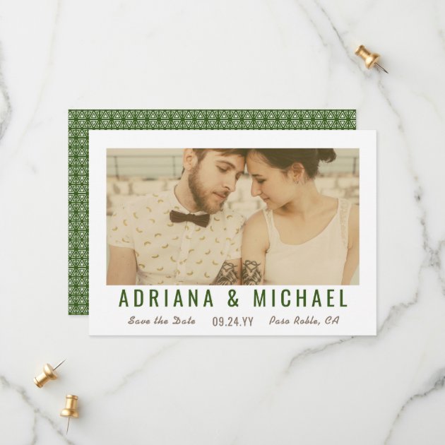 Vintage Vision Save The Date Photo Card