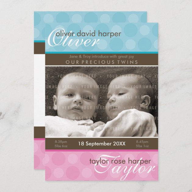 TWINS BABY THANK YOU :: Harmony 1P Announcement