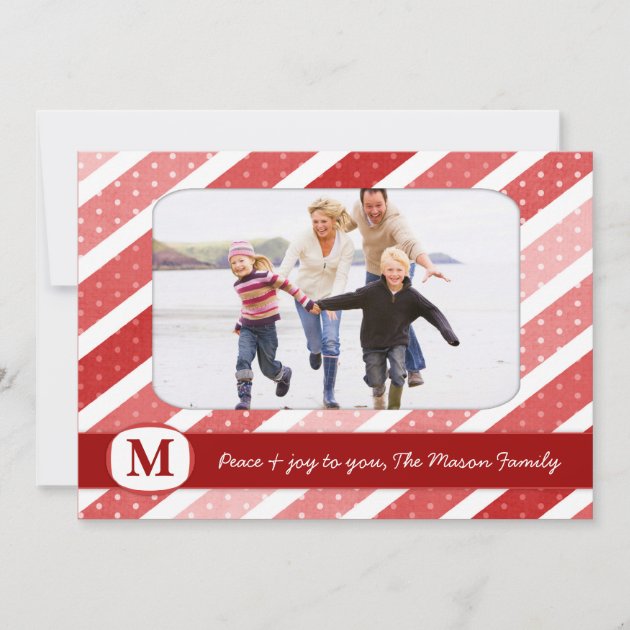 311 Stripes & Dots Holiday Photo Card