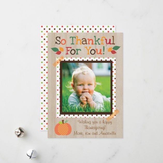 Thankful For You - Fall / Thanksgiving Card