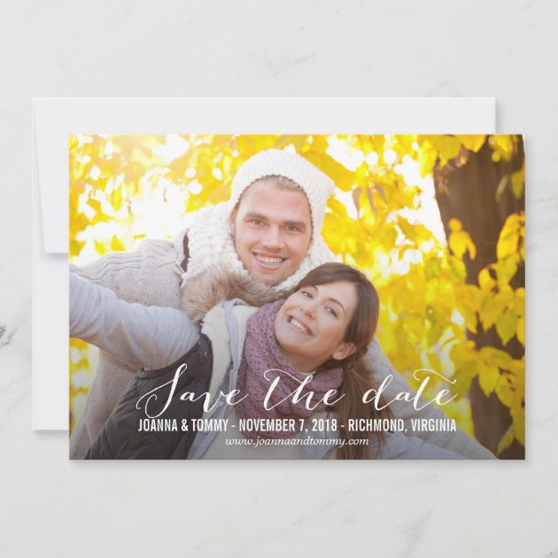 SLEEK Save The Date Cards