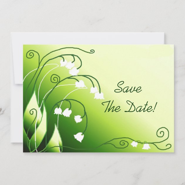 Lily Of The Valley Save The Date