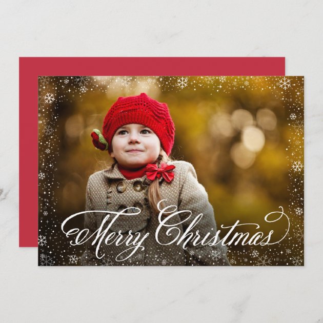 Elegant Christmas Photo Card