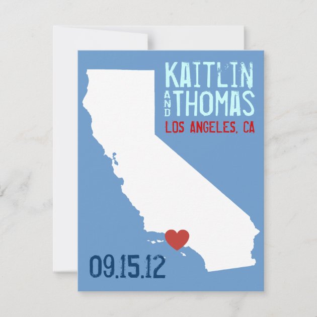 Save the Date - Customizable - California