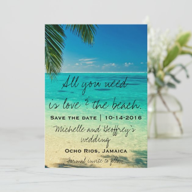 All You Need Is Love & The Beach Save The Date