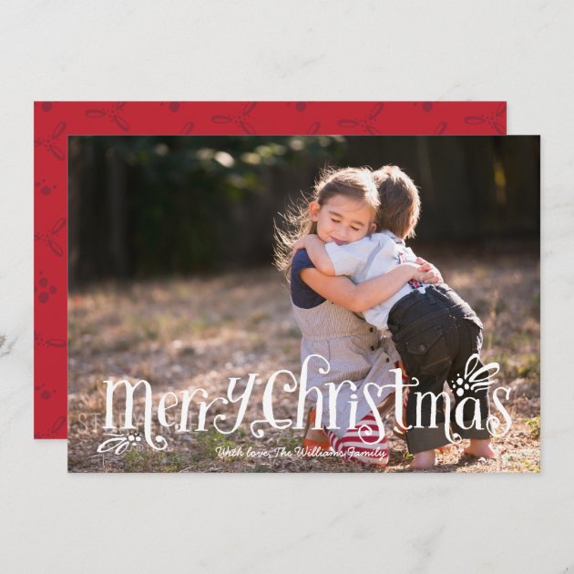 Merry Christmas Hugs | Holiday Photo Card