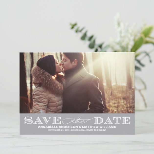 Classy Save The Date PostCard