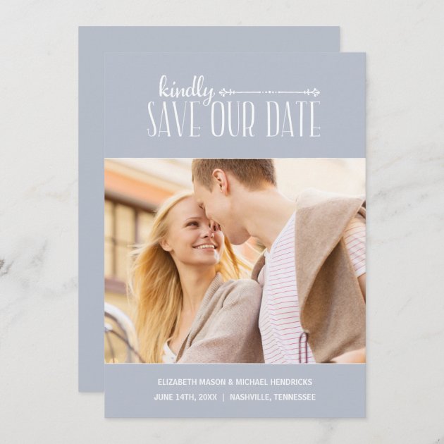 Rustic Charm | Photo Save The Date