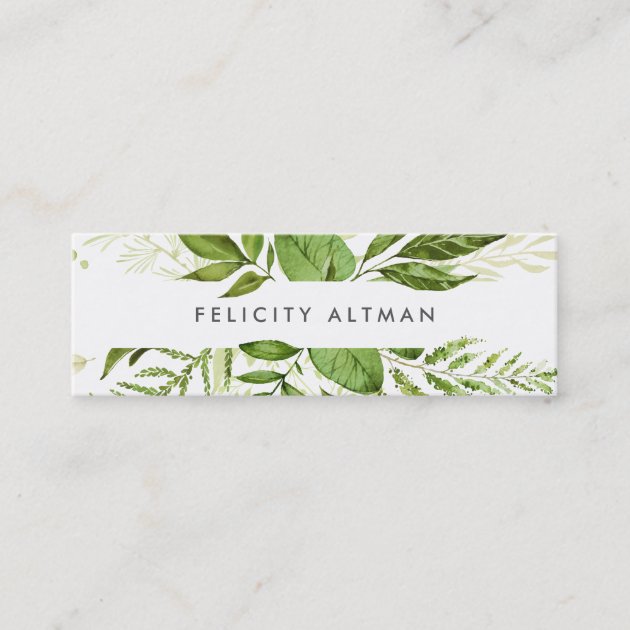 Wild Meadow Business Cards | Mini (front side)