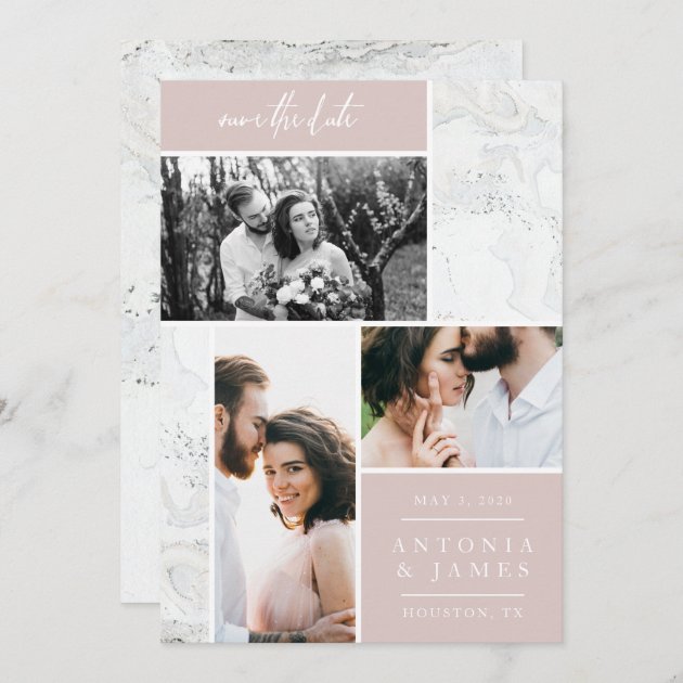 MARBLE BOXES SAVE THE DATE