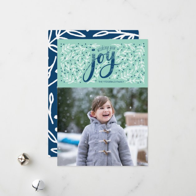 Weathered Joy Holiday Photo Cards