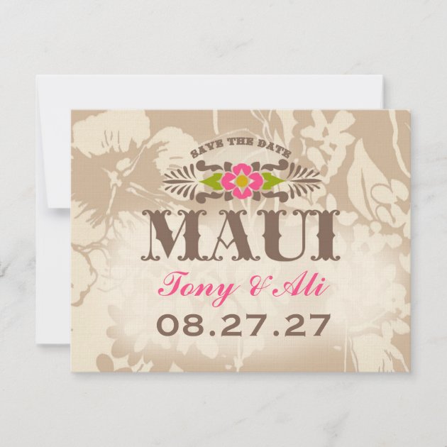 MAUI Save The Date Linen