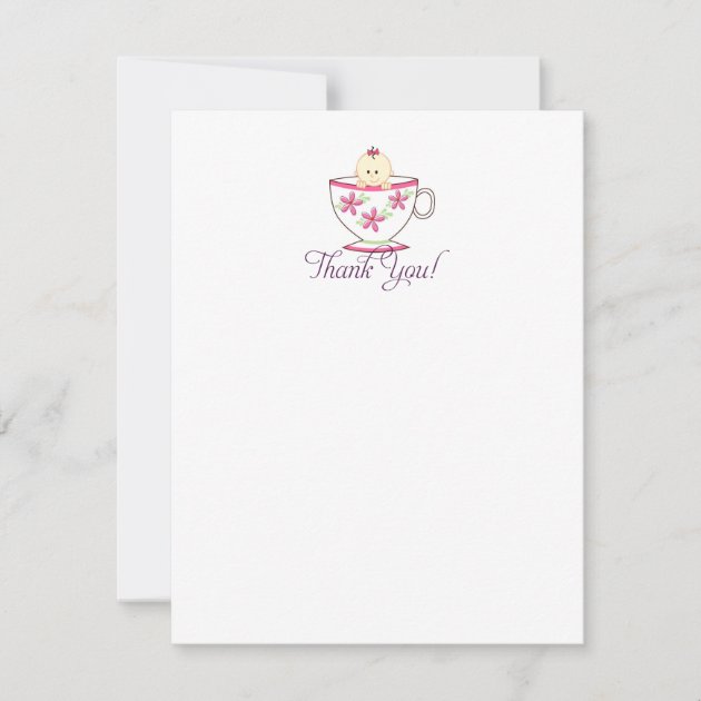 Baby in Tea Cup, Thank You Cards