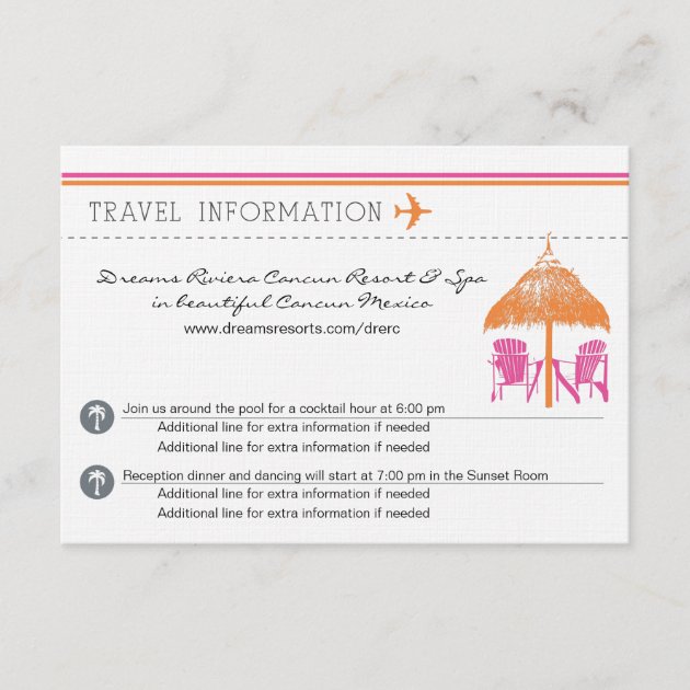 Information Card - Boarding Pass