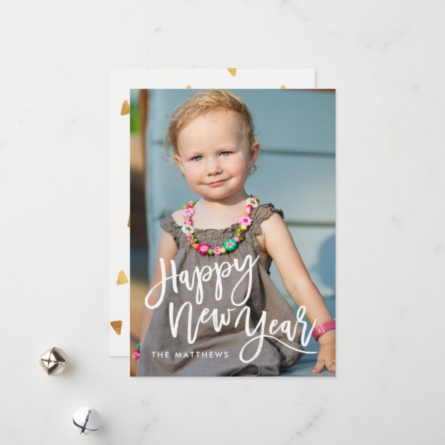 SImple Script Overlay New Year Holiday Photo