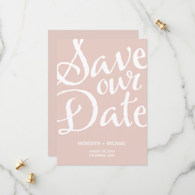 Rustic Vintage Save The Date