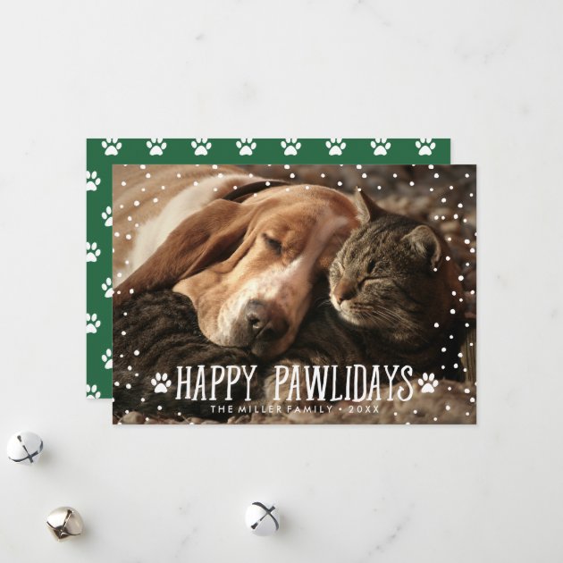 Happy Pawlidays | Holiday Photo Card