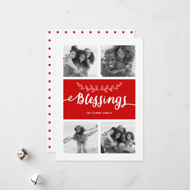 Blessings Collage | Holiday Photo Card