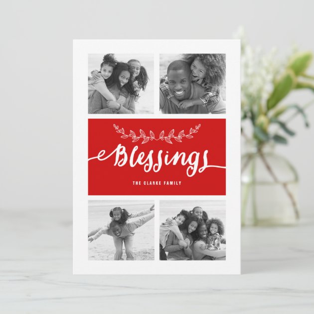 Blessings Collage | Holiday Photo Card