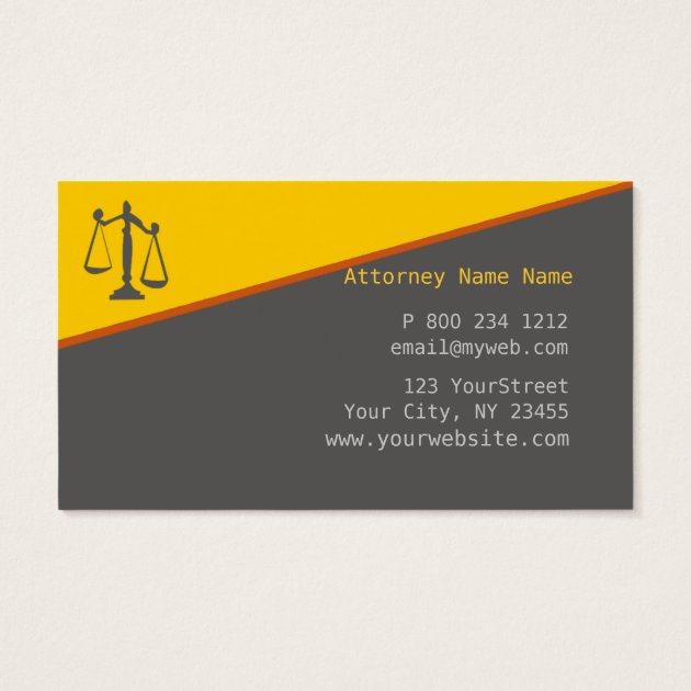 Legal Attorney Law Graduate Justice Striped Business Card