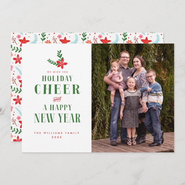 Holiday Cheer Christmas Photo Cards