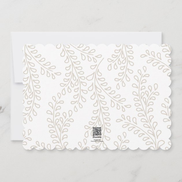 Snowy Branches Collection Holiday Invitation