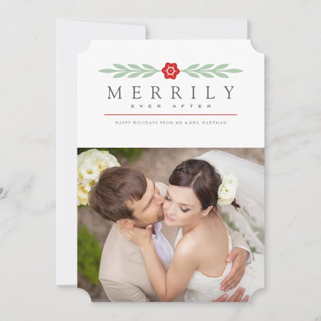 Merrily Ever After Holiday Photo Card