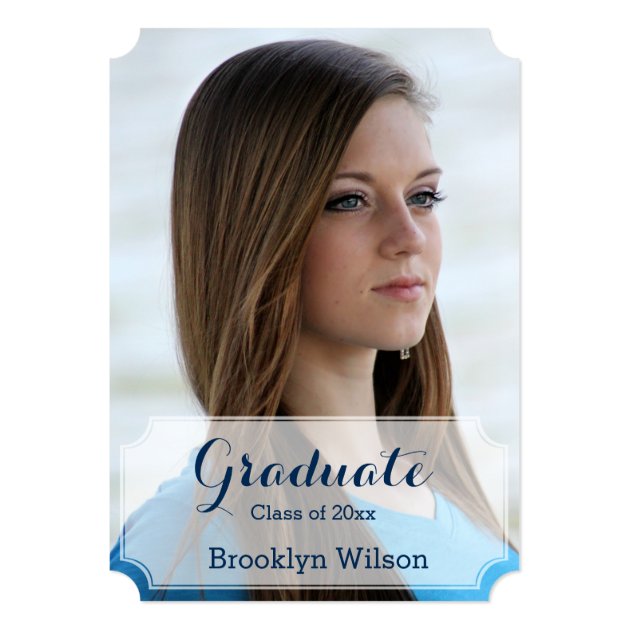 Personalized Graduation Party Invites Ticket
