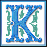 Initial K - Letter K Stamp | Zazzle