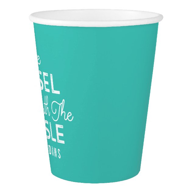 The Tassel Was Worth The Hassle Grad | Turquoise Paper Cup