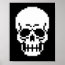 8-Bit Skull Pixel Art Poster | Zazzle.com