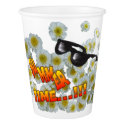Summer Time Flowers Paper Cups Paper Cup