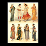Fashion India Saree Vintage Poster | Zazzle