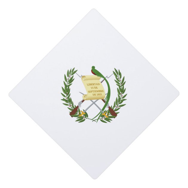 Guatemalan Coat Of Arms Graduation Cap Topper