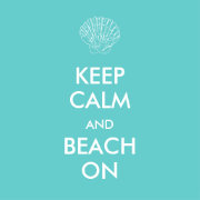 Poster - KEEP CALM BEACH | Zazzle