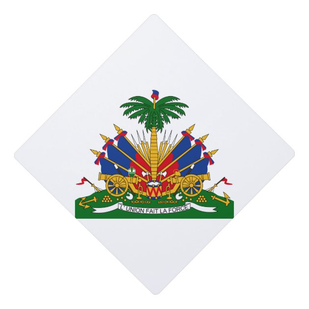 Coat Of Arms Of Haiti Graduation Cap Topper