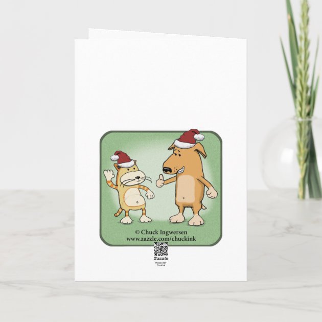 Funny Christmas Invitation: Dog's Wish List Holiday Invitation