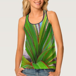 Young Screw Pine Tank Top