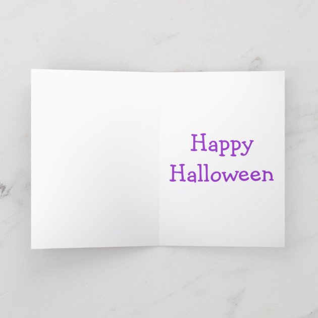 Yorkshire Terrier Halloween Greeting Card