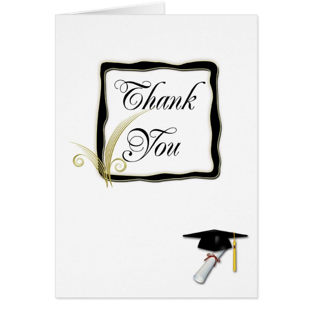 Thank You Graduation Card