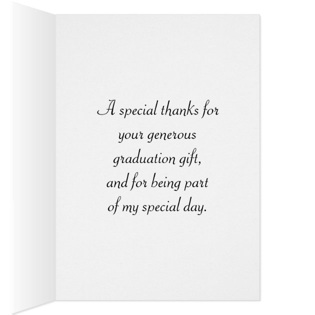 Thank You Graduation Card