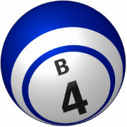 B4 bingo ball magnet | Zazzle.com
