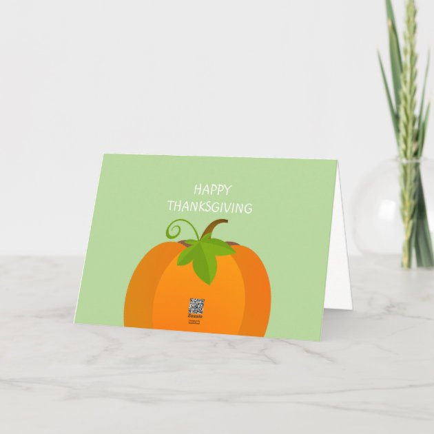Pumpkin Pattern Holiday Invitation