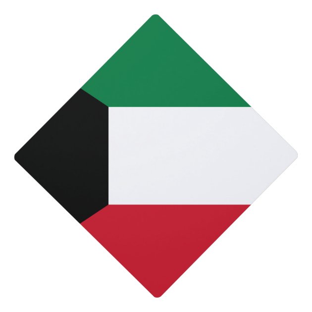 Kuwaiti Flag Graduation Cap Topper