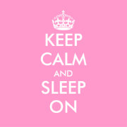 Keep calm and sleep on | Baby nursery room poster | Zazzle