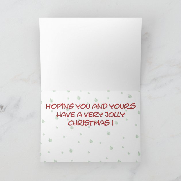 Funny Christmas Cards: Jolly Idea Holiday Invitation
