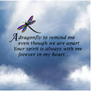 Dragonfly Memorial Poem Tile | Zazzle.com