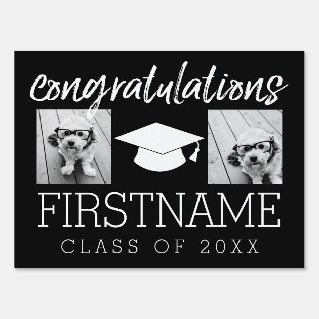 Congratulations Graduate Class Of Year Graduation Sign