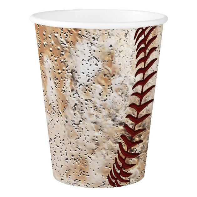 Cool Old Vintage Look Baseball Paper Cups